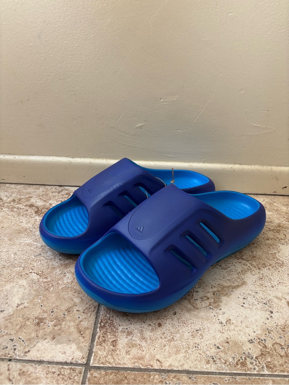 Adidas Originals adiFOM IIInfinity Mule Blue Slides JQ2640 Size 12-16 NEW